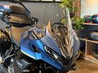 タイガースポーツ800ツアー マットコバルトブルー 正規ディーラー認定中古車 フルパニア グリップヒーター ETC2．0車載器