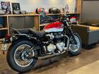 ボンネビル スピードマスター 正規ディーラー認定中古車 カーニバルレッド／クリスタルホワイト 新車保証残あり クルーズコントロール