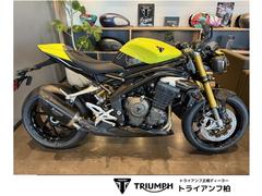 ＴＲＩＵＭＰＨ　スピードトリプル１２００ＲＸ　台数限定モデル　オーリンズＳＭＡＲＴＥＣ３．０・電子制御ステアリングダンパー・アクラポビッチマフラー