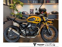 ＴＲＩＵＭＰＨ　スクランブラー４００ＸＣ　レーシングイエロー　スポ−クホイール・スクリーン・ハイマッドガード・エンジンガード・サンプガード