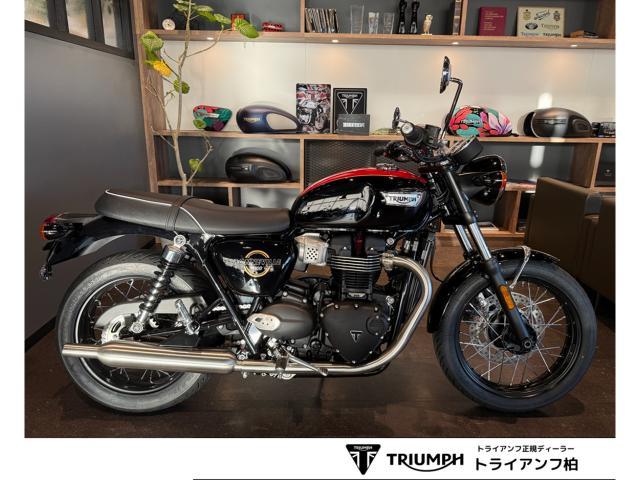 ボンネビルT100 2026年最新モデル ジェットブラック／ディアブロレッド LEDヘッドライト 走行モード切替