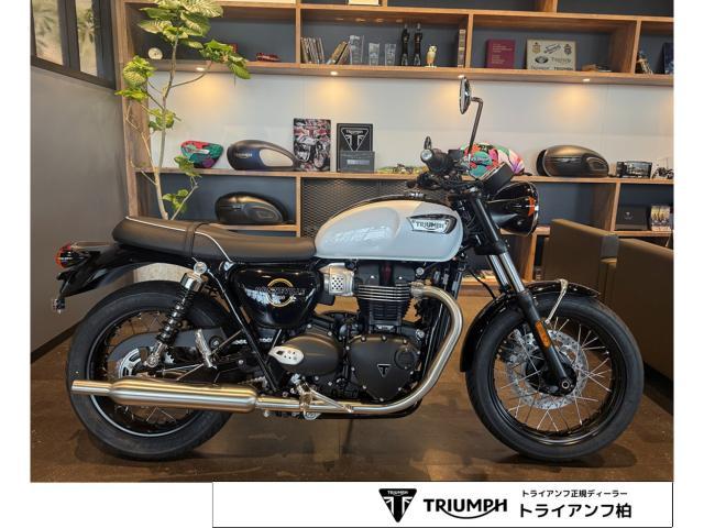 ボンネビルT100 2026年最新モデル スノードニアホワイト／サファイアブラック ツートンカラー 900ccエンジン IMU搭載