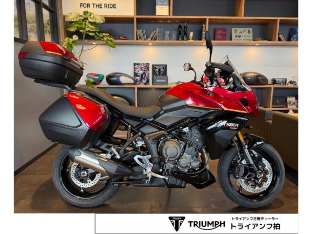 タイガースポーツ800ツアー カーニバルレッド フルパニア グリップヒーター クイックシフター センタースタンド
