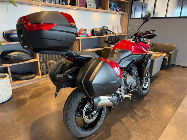 タイガースポーツ800ツアー カーニバルレッド フルパニア グリップヒーター クイックシフター センタースタンド