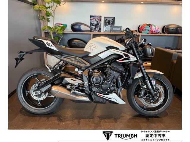 ストリートトリプル765R クリスタルホワイト 正規ディーラー認定中古車 ETC2．0 USB 