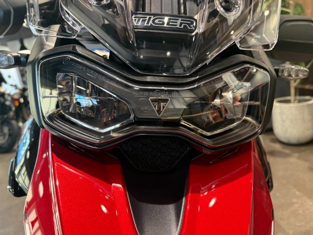タイガー900GT カーニバルレッド／サファイアブラック シート高調整可能 グリップヒーター クルコン USB電源ソケット