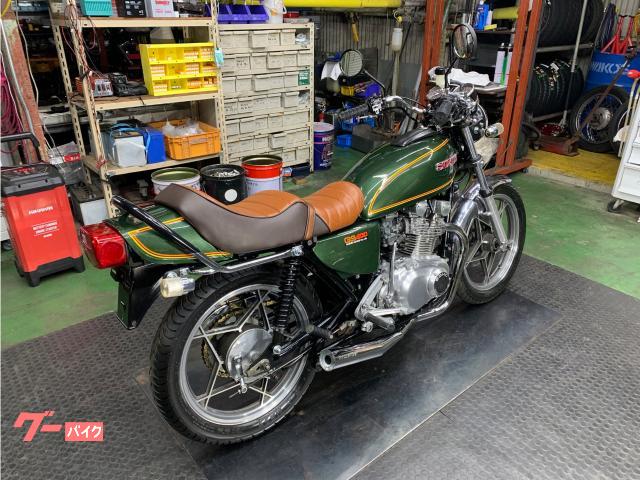 スズキ GS400 ヨシムラタイプマフラー タンデムバー アンコ抜き