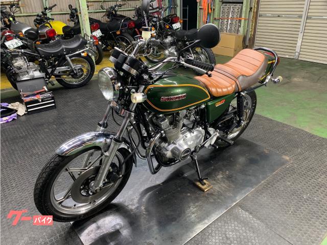 スズキ GS400 ヨシムラタイプマフラー タンデムバー アンコ抜き