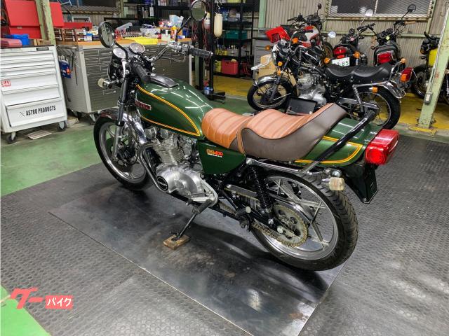 スズキ GS400 ヨシムラタイプマフラー タンデムバー アンコ抜き
