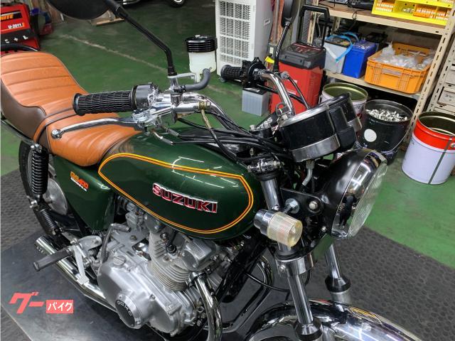 スズキ GS400 ヨシムラタイプマフラー タンデムバー アンコ抜き