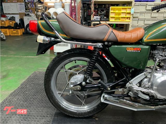 スズキ GS400 ヨシムラタイプマフラー タンデムバー アンコ抜き