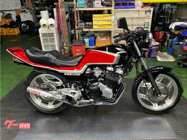 ホンダ CBX550F 400CC公認登録 赤黒2型カラー 社外