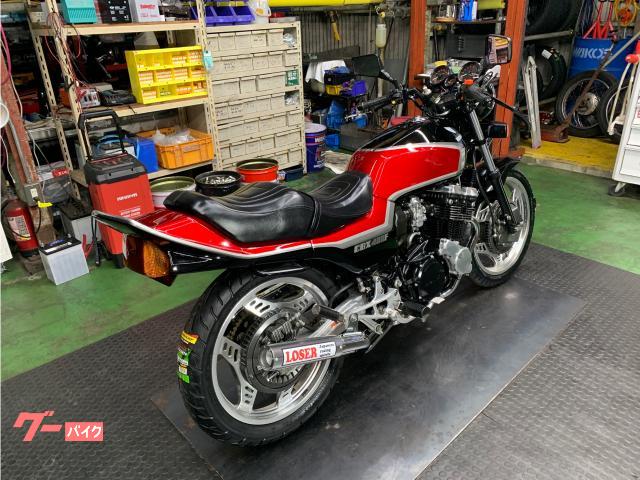 ホンダ CBX550F 400CC公認登録 赤黒2型カラー 社外