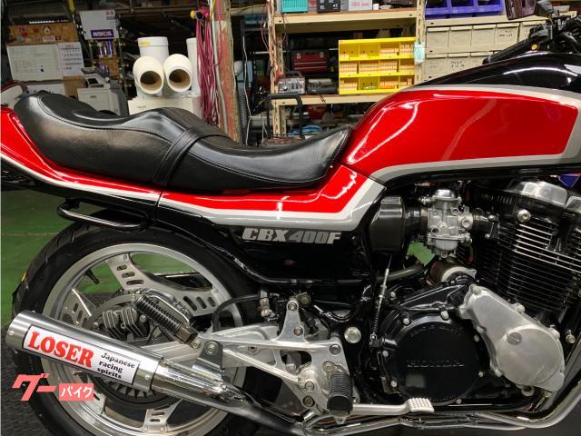 ホンダ CBX550F 400CC公認登録 赤黒2型カラー 社外