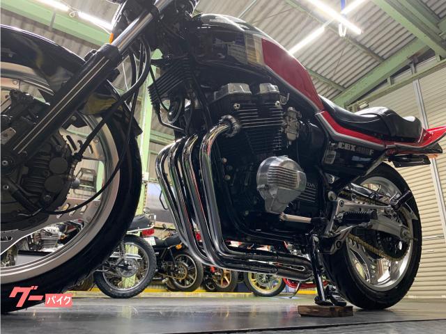 ホンダ CBX550F 400CC公認登録 赤黒2型カラー 社外