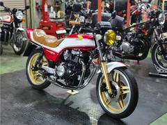 ホンダ　ＣＢ４００Ｎ　ホーク３　中部限定カスタム　６８サイクロン　大川シート　フルカスタム　車検３年付