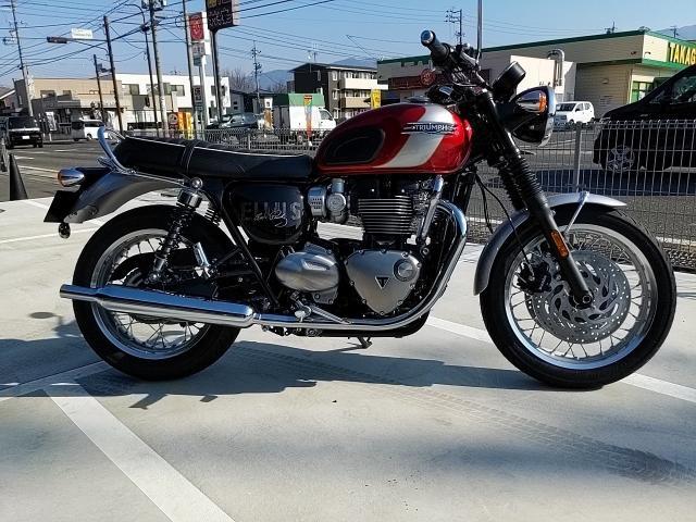 ボンネビルT120エルビスプレスリーリミテッドエディション新車 オプション部品付き