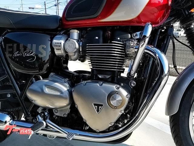 ボンネビルT120エルビスプレスリーリミテッドエディション新車 オプション部品付き