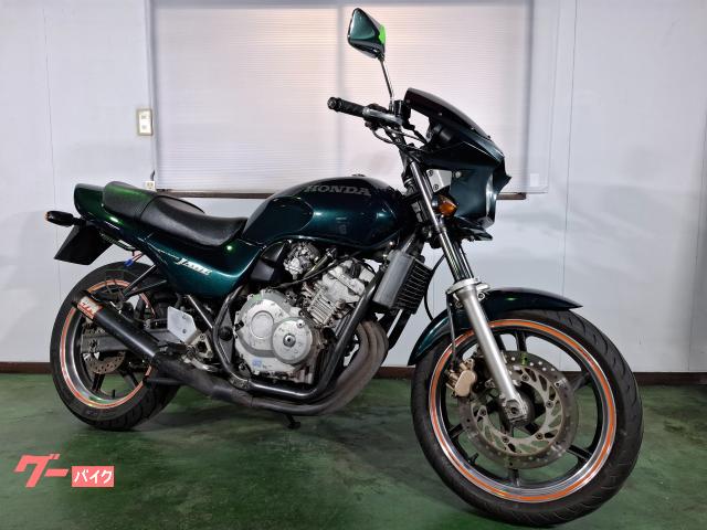 ＪＡＤＥ　モリワキマフラー　スタビライザー付き　タスマニアグリーンメタリック