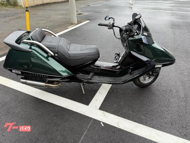 茨城 ホンダ フュージョン250 MF02 紺色 社外マフラー ビック マジェ