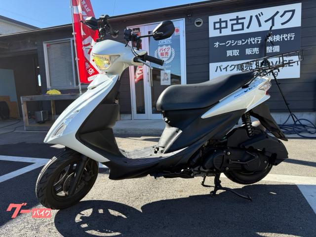 アドレスＶ１２５Ｓ　ＵＳＢタイプＡタイプＣ装備　自賠責Ｒ９．７月まで　リアキャリア付き