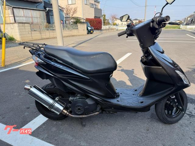 スズキ アドレスV125S 社外マフラー グリップヒーター装備