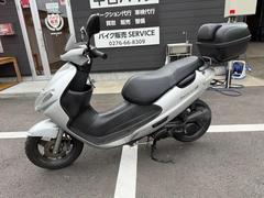 スズキ　アドレス１１０　　２スト　リアＢＯＸ付　社外マフラー　外装予備パーツ有