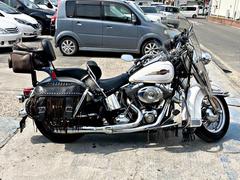 ＨＡＲＬＥＹ−ＤＡＶＩＤＳＯＮ　ＦＬＳＴＣ・ヘリテイジソフテイルクラシック・社外マフラー・ホーン・ＥＴＣ車載器