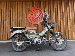ホンダ　ＣＴ１２５ハンターカブ　シート張替え、ウインドシールド、ハンドルガード付き、社外ハンドルグリップ、社外マフラー