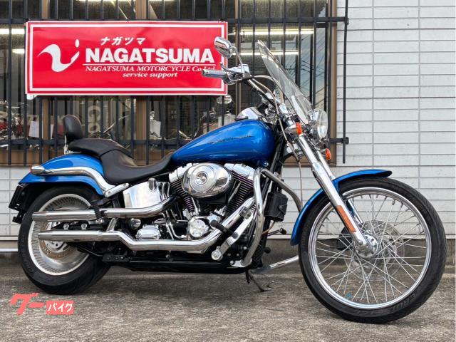 ＦＸＳＴＤ　ソフテイルデュース　キャブレターモデル　社外スリップオンマフラー　ＥＴＣ車載器