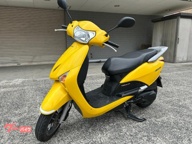 リード１１０ＥＸ　ＪＦ１９型　初年度登録２０１３年　パールコーンイエロー