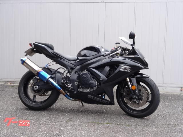 GSX−R600 逆輸入車 Kファクトリーフルエキマフラー ベビーフェイスバックステップ