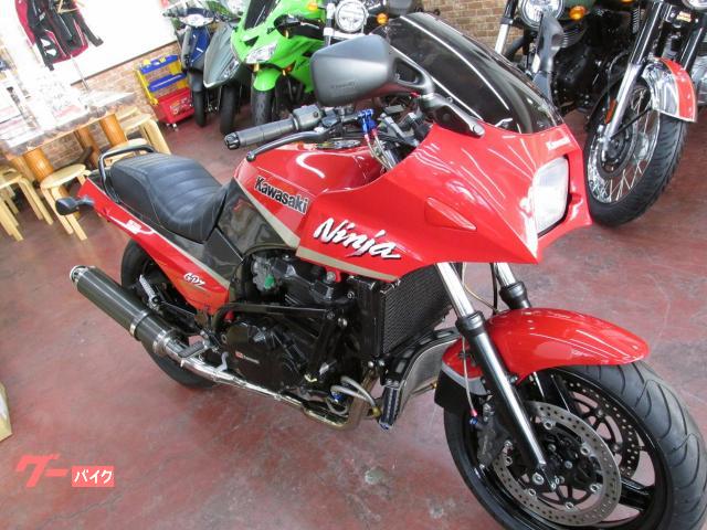 ＧＰＺ９００Ｒ　逆車Ａ１３　バーハンドル仕様カスタム車　ガラスコートＣＲ−１施工済　ＥＴＣ付