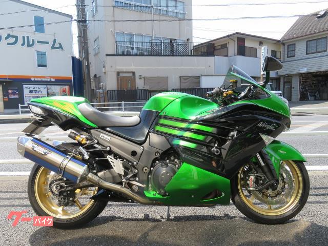 Ｎｉｎｊａ　ＺＸ−１４Ｒ　Ｈｉｇｈ　Ｇｒａｄｅ　ヨシムラＳＯマフラー　ゲイルスピード　鍛造アルミホイル　シングルシートカバー付き