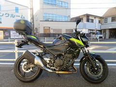 カワサキ　Ｚ２５０　リヤキャリヤ　ＧＩＶＩＴＯＰケース付き