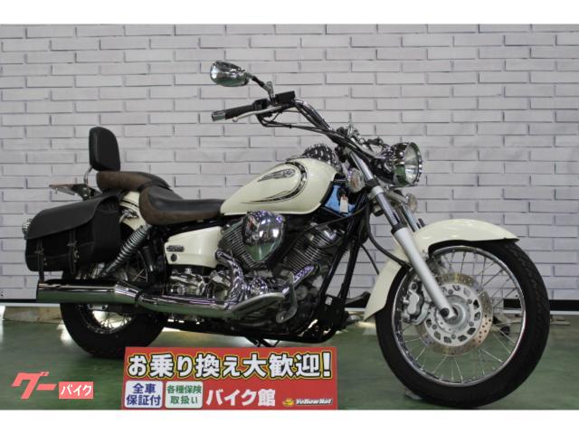 ドラッグスター２５０　２０１１年モデル　デイトナ製マフラー　サイドバッグ　バックレスト　ステップボード