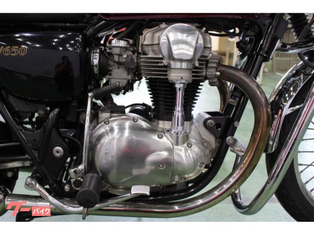 W400/W650 純正タンク シルバー⑦ W650 W400 純正タンク
