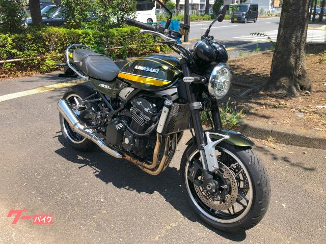 カワサキ Z900RS OVERバックステップ 純正グラブバー