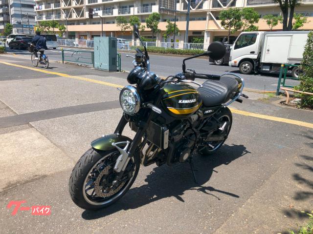 カワサキ Z900RS OVERバックステップ 純正グラブバー