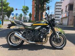 カワサキ　Ｚ９００ＲＳ　ＯＶＥＲバックステップ　純正グラブバー　ヨシムララジエーターコアガード　ＵＳＢ電源２口　ＥＴＣ２．０