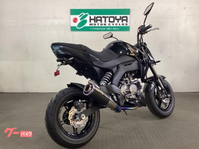 カワサキ　Z125PRO /BR125H /黒／ガンメタ/千葉県より カワサキ Z125PRO BR125H 2018年モデル OVER