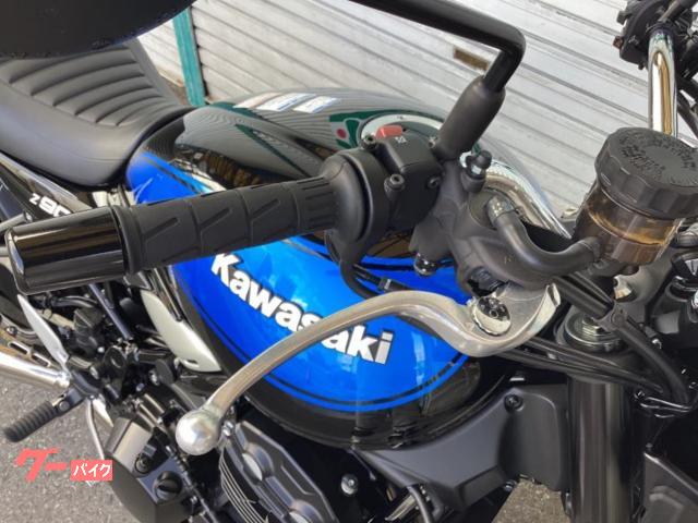 Z900RS タンク　メタリックディアブロブラック×ブルーボール2024モデル 新車】Z900RSの2024年モデル発売！ゼファースタイルの「青火の玉