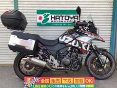 スズキ　Ｖ−ストローム２５０　ＡＢＳ　純正パニアケース　ＴＯＰＢＯＸ　タダオパワーＢＯＸサイレンサー　ＥＴＣ　デイトナエンジガード