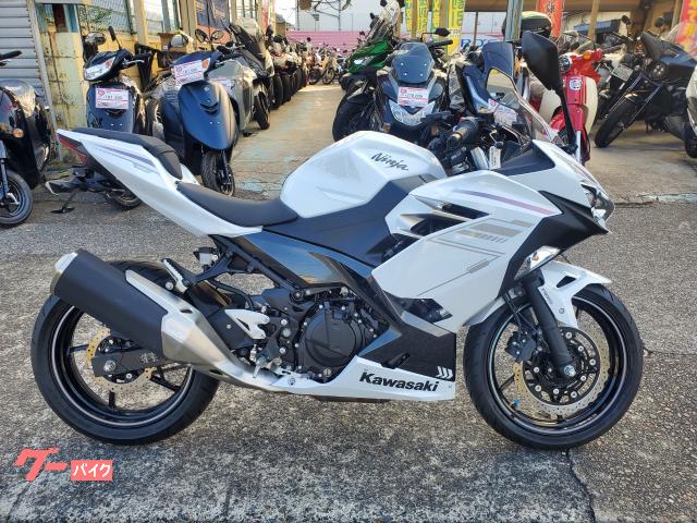 Ｎｉｎｊａ　４００　２０２３年モデル　パールブリザードホワイト　ＥＴＣ付　フェンレス仕様