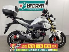 ホンダ　グロム　２０１６年モデル　リアキャリア　ＢＯＸ　ドラレコ　フォグランプ付き
