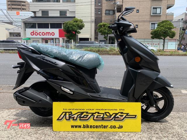 アヴェニス１２５　ＥＡ１２Ｊ　２０２３年モデル　グラススパークルブラック／マットブラックメタリックＮｏ．２　メーカー保証２年