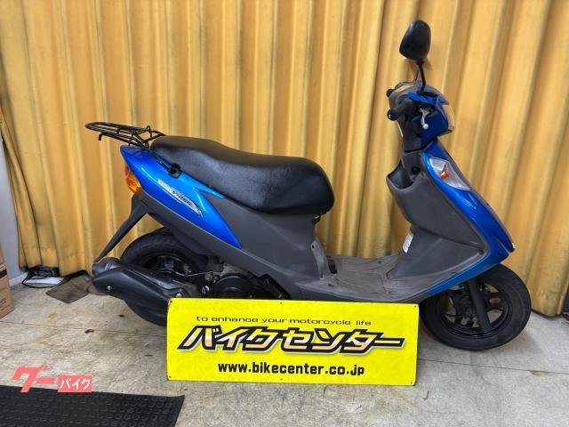 アドレスＶ１２５Ｇ　ＣＦ４６Ａ　２００６年モデル　Ｋ６　キャンディナポレオンブルー　純正盗難防止アラーム　セル付き　キック付き