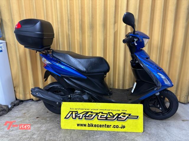 アドレスＶ１２５Ｓ　ＣＦ４ＭＡ　２０１０年モデル　キャンディカプリブルー　デイトナリアサス　リアボックス　フェンダーレス