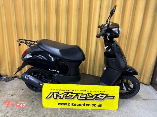 レッツ　最終型　ＣＡ４ＡＡ　２０２１年モデル　ブラック　インジェクション　セル付き　キック付き　リアキャリア　トランクスペース