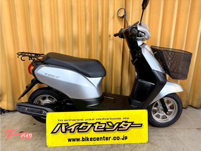 タクト・ベーシック AF79 2019年モデル フォースシルバーメタリック メットイン 時計表示機能付メーター フロントバスケット